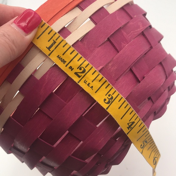 NWT Longaberger 2011 Summer Lovin' Small Ware Basket w/Liner Signed & Dated - Picture 7 of 12